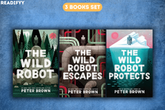 The Wild Robot Series By Peter Brown (3 Books Set)