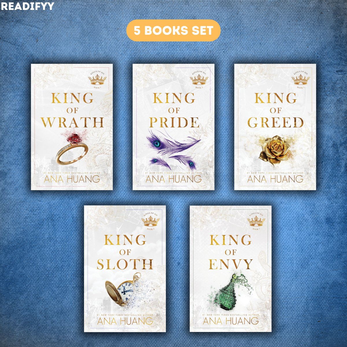 Kings of Sin Series By Ana Huang (5 Books Set)