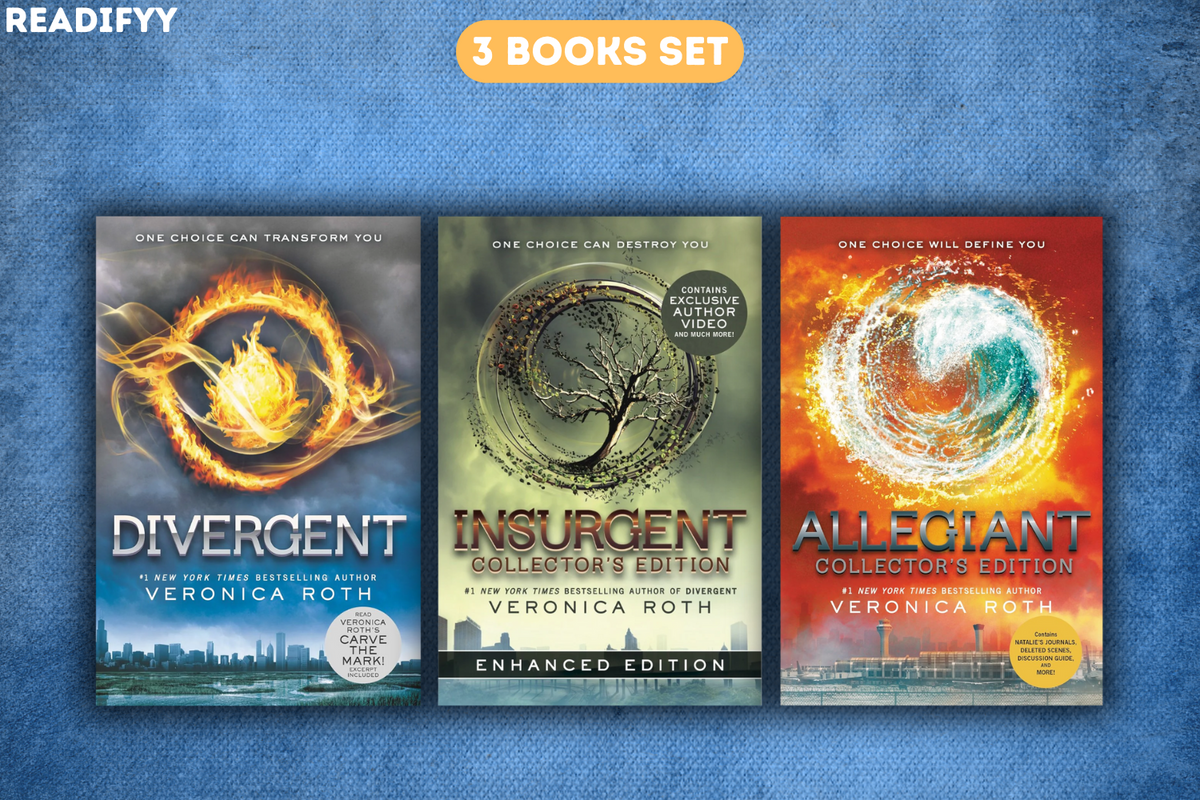 Divergent Series By Veronica Roth (3 Books Set)
