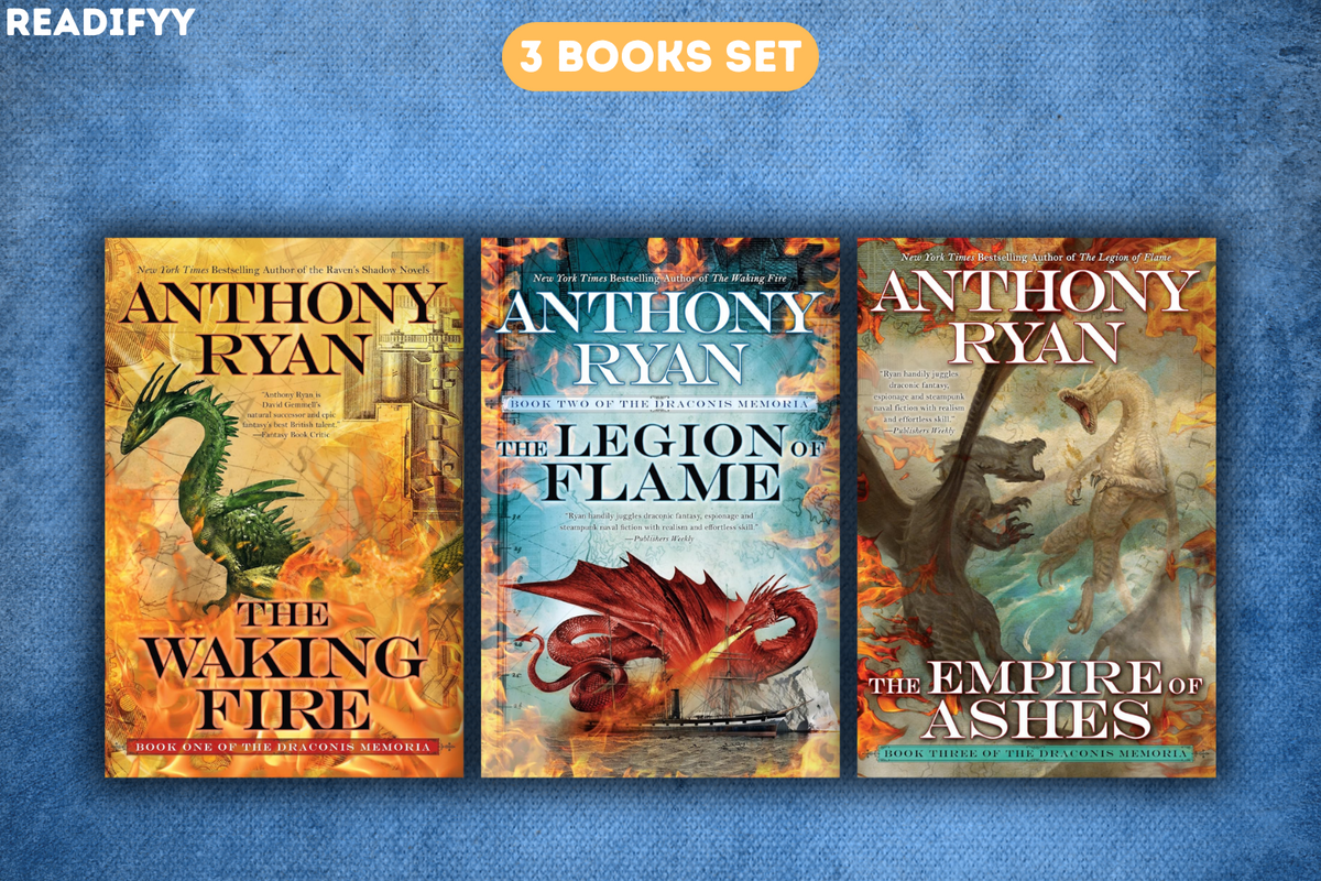 The Draconis Memoria Series By Anthony Ryan (3 Books Set)