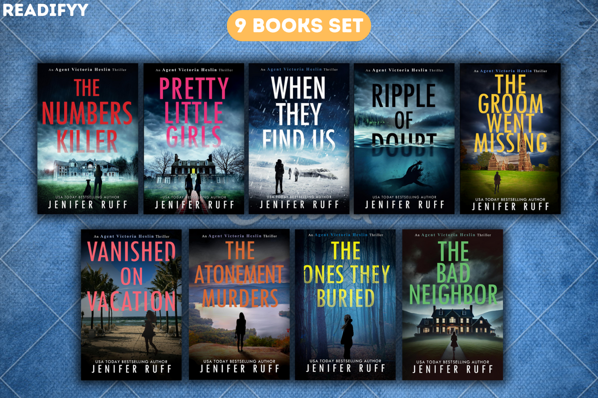 Agent Victoria Heslin Series By Jenifer Ruff (9 Books Set)