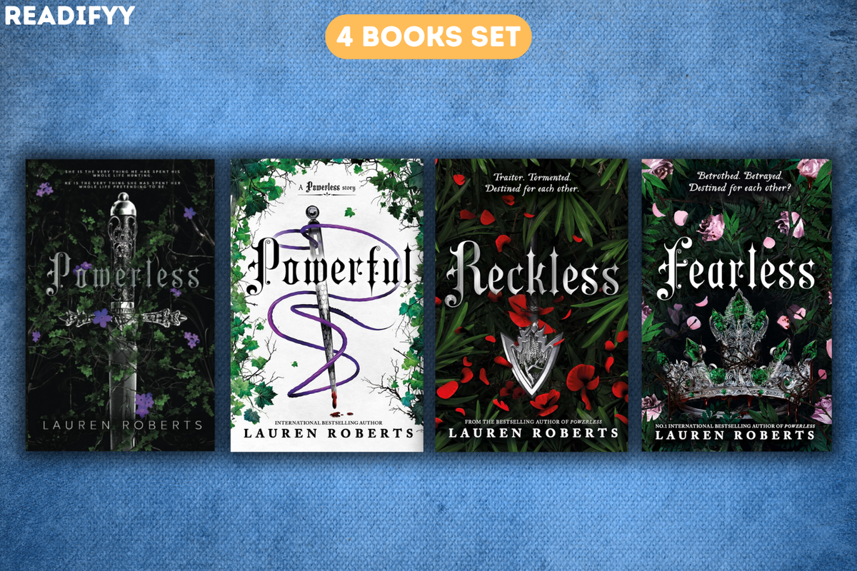 The Powerless Trilogy Series By Lauren Roberts (4 Books Set)