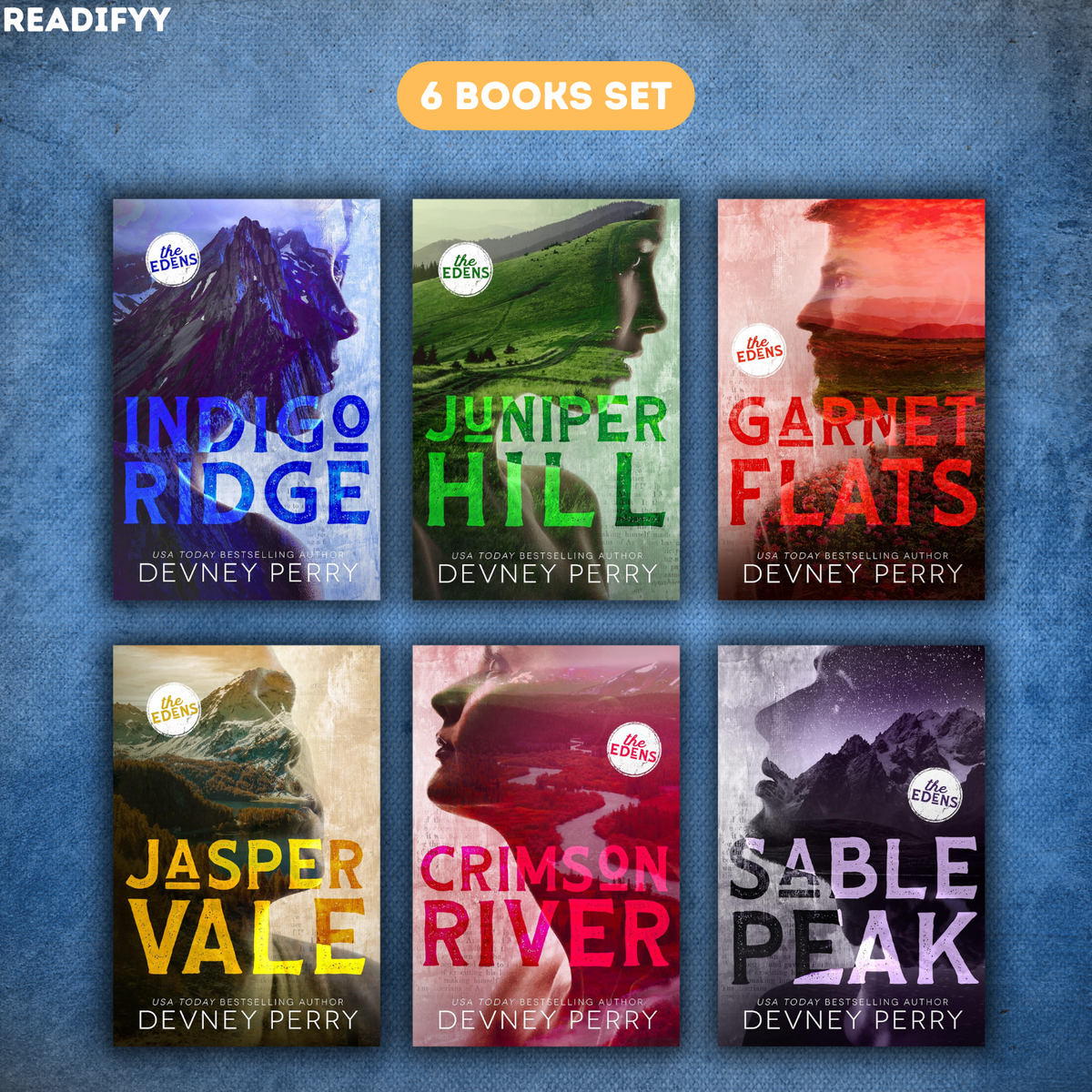 The Edens Series By Devney Perry (6 Books Set)