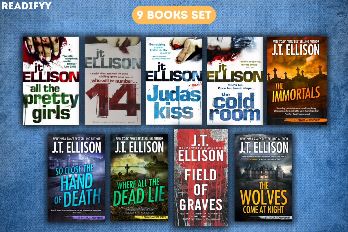 Taylor Jackson Series By J.T. Ellison (9 Books Set)