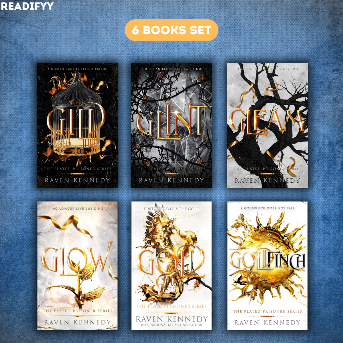 The Plated Prisoner Series By Raven Kennedy (6 Books Set)