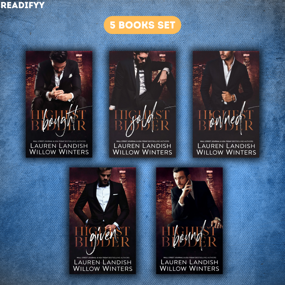 Highest Bidder Series By Lauren Landish (5 Books Set)