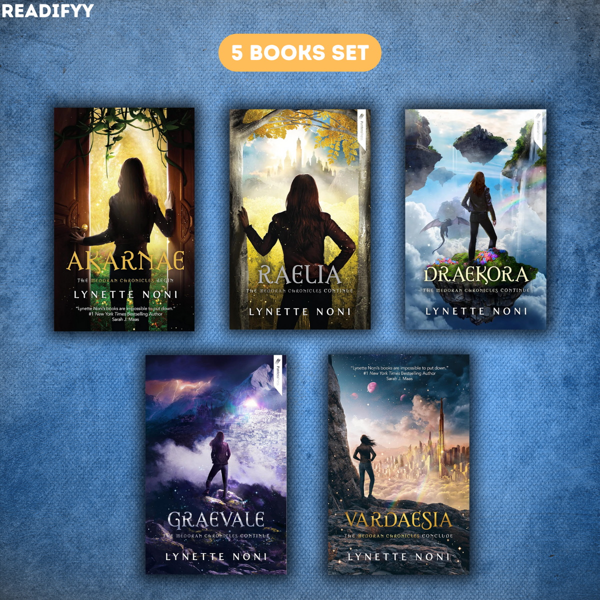 The Medoran Chronicles Series By Lynette Noni (5 Books Set)