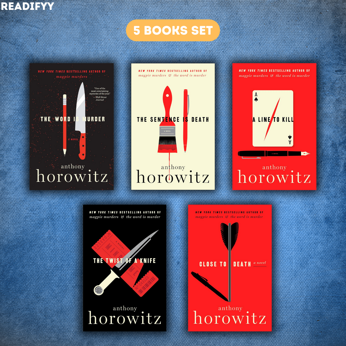 Hawthorne & Horowitz Series By Anthony Horowitz (5 Books Set)