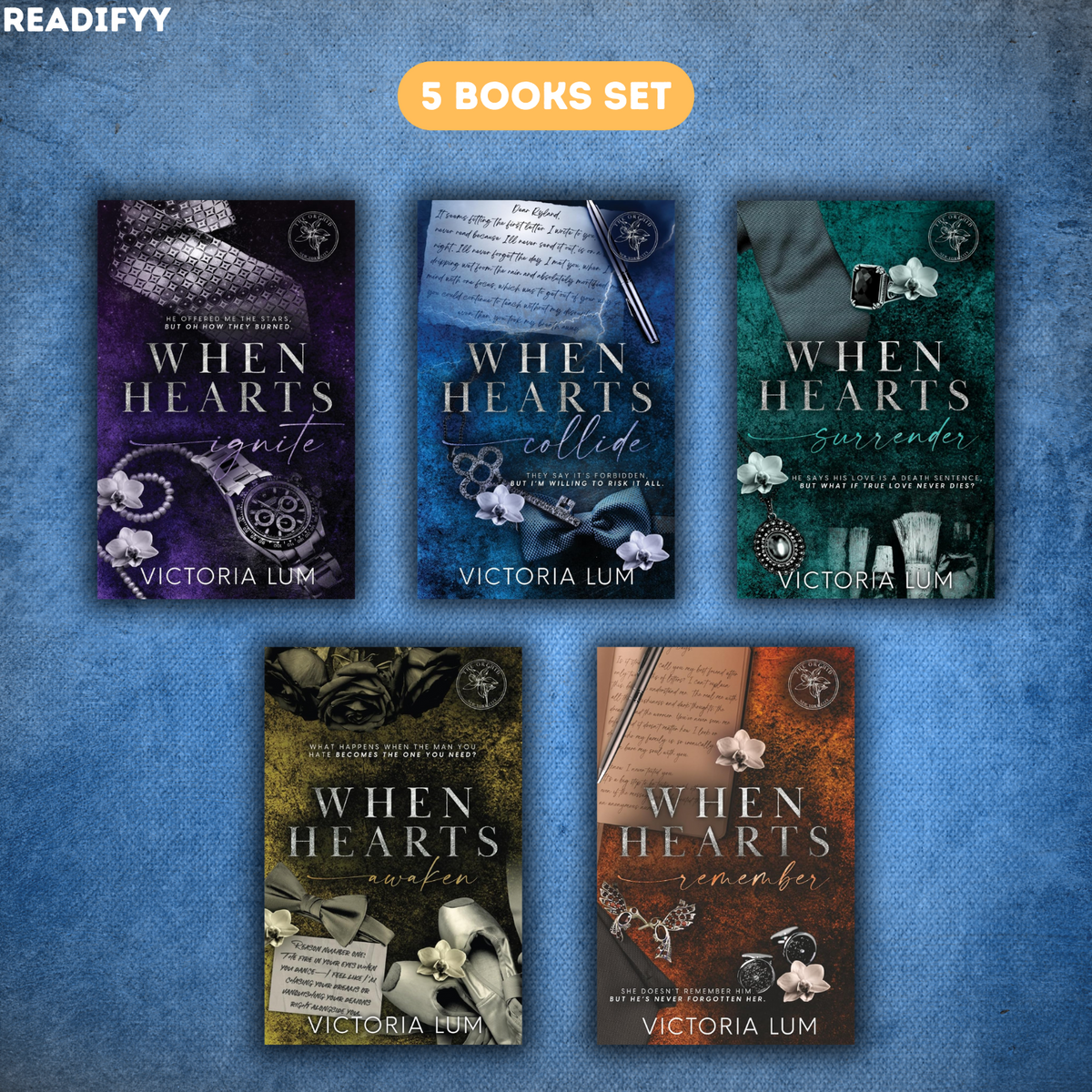 The Orchid Series By Victoria Lum (5 Books Set)