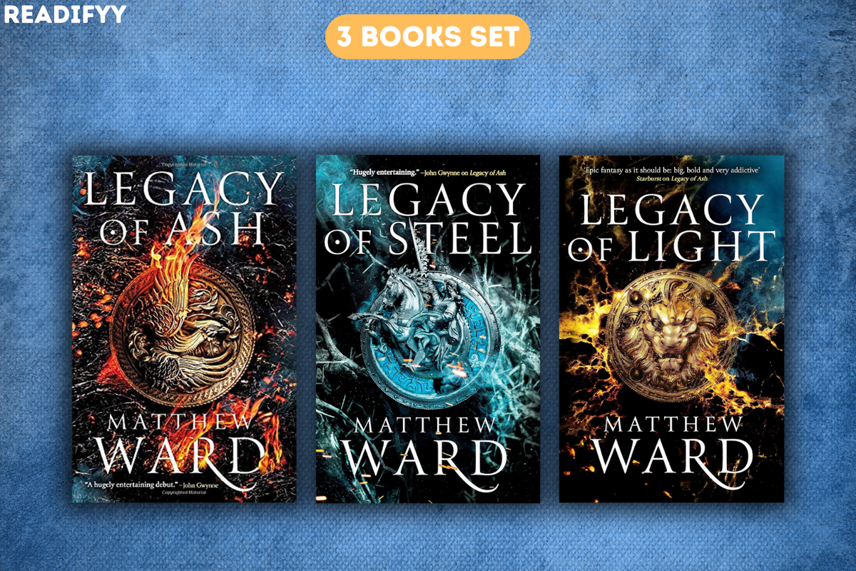 Legacy Trilogy Series By Matthew Ward (3 Books Set)