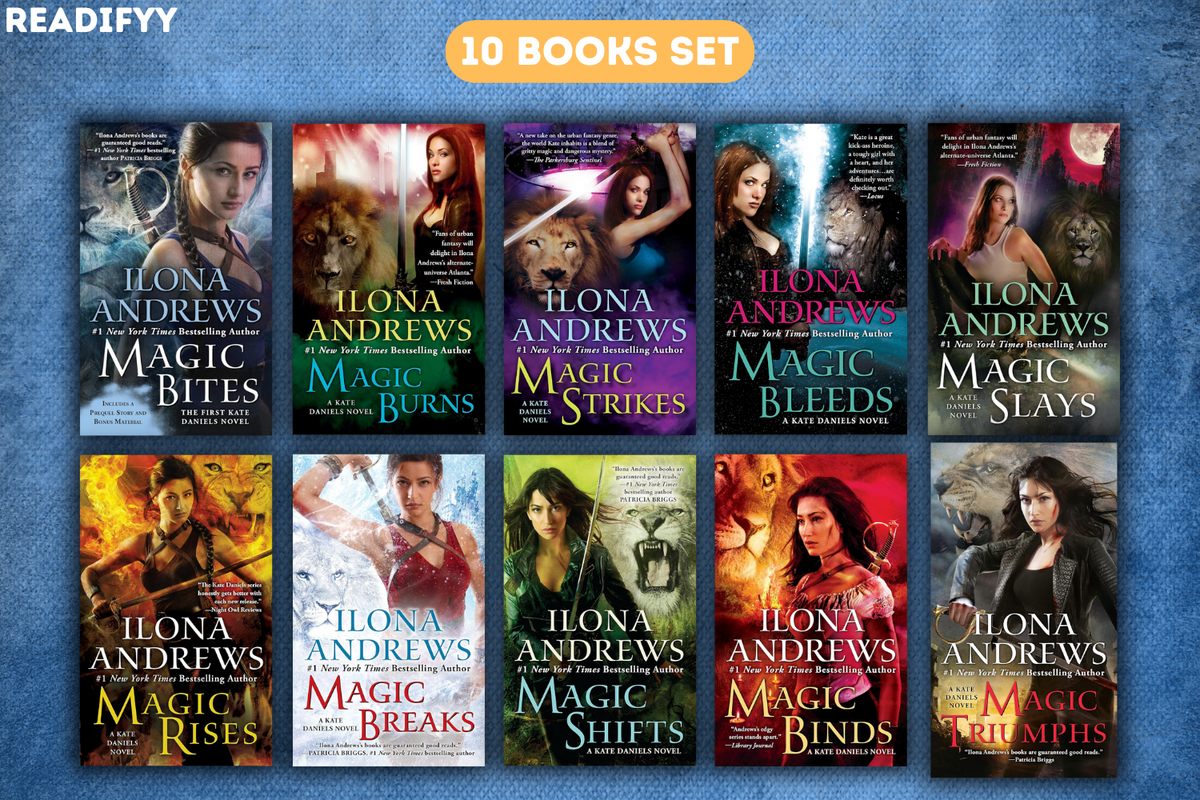 Kate Daniels Series By Ilona Andrews (10 Books Set)