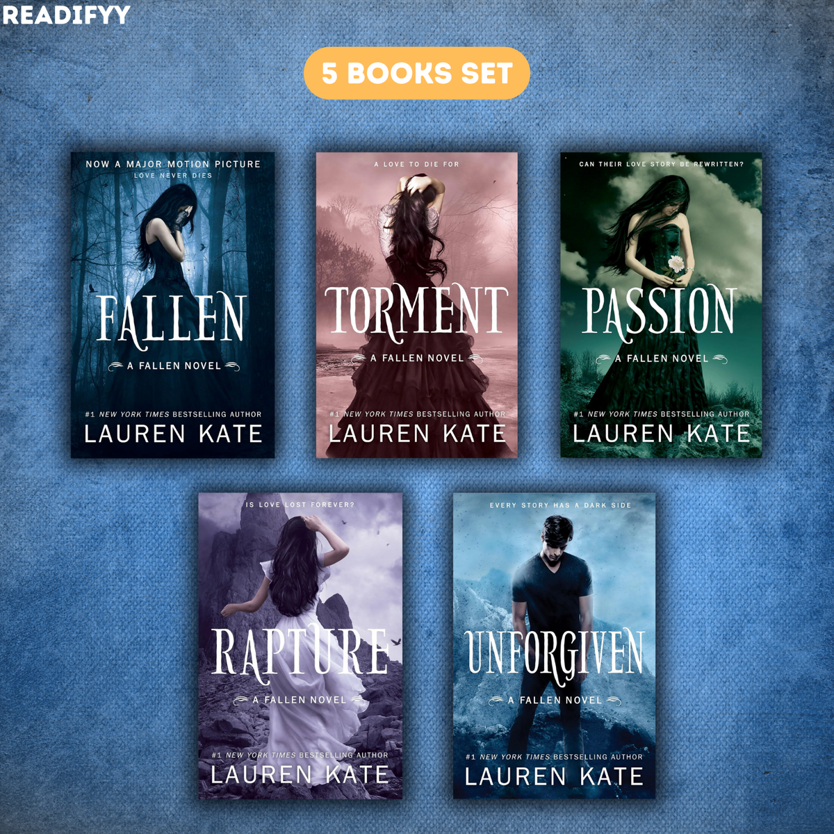 Fallen Series By Lauren Kate (5 Books Set)