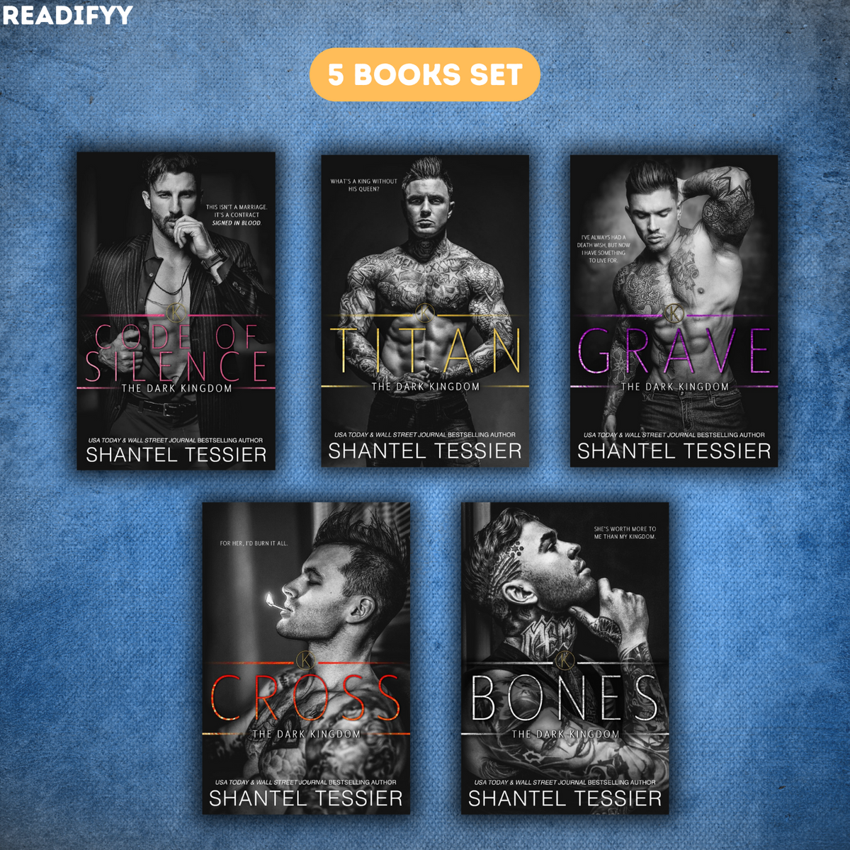 Dark Kingdom Series By Shantel Tessier (5 Books Set)