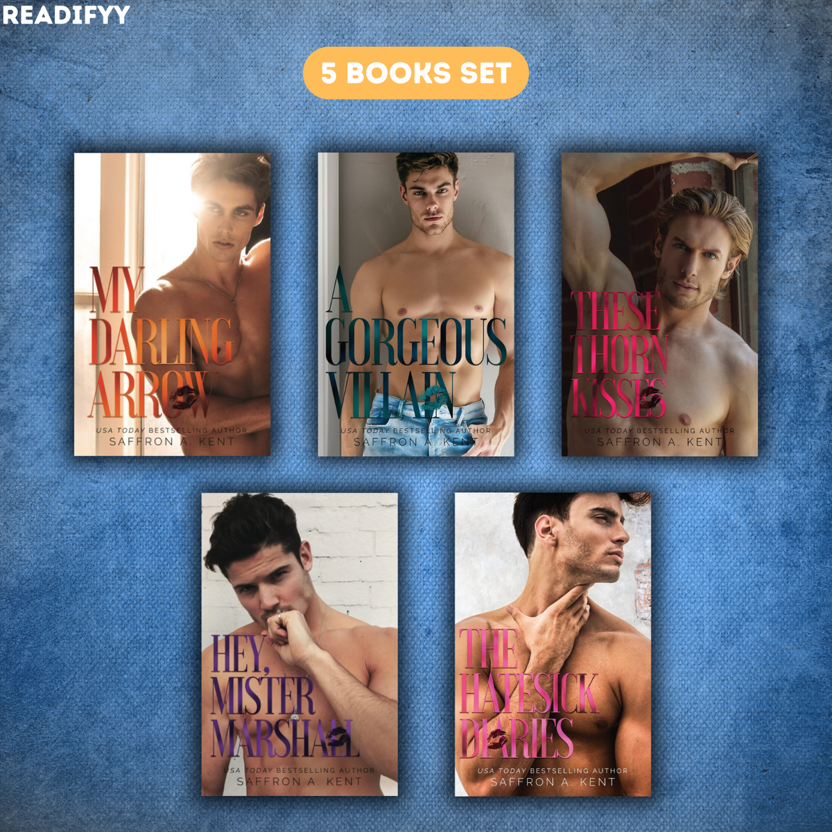 St. Marys Rebels Series By Saffron A. Kent (5 Books Set)