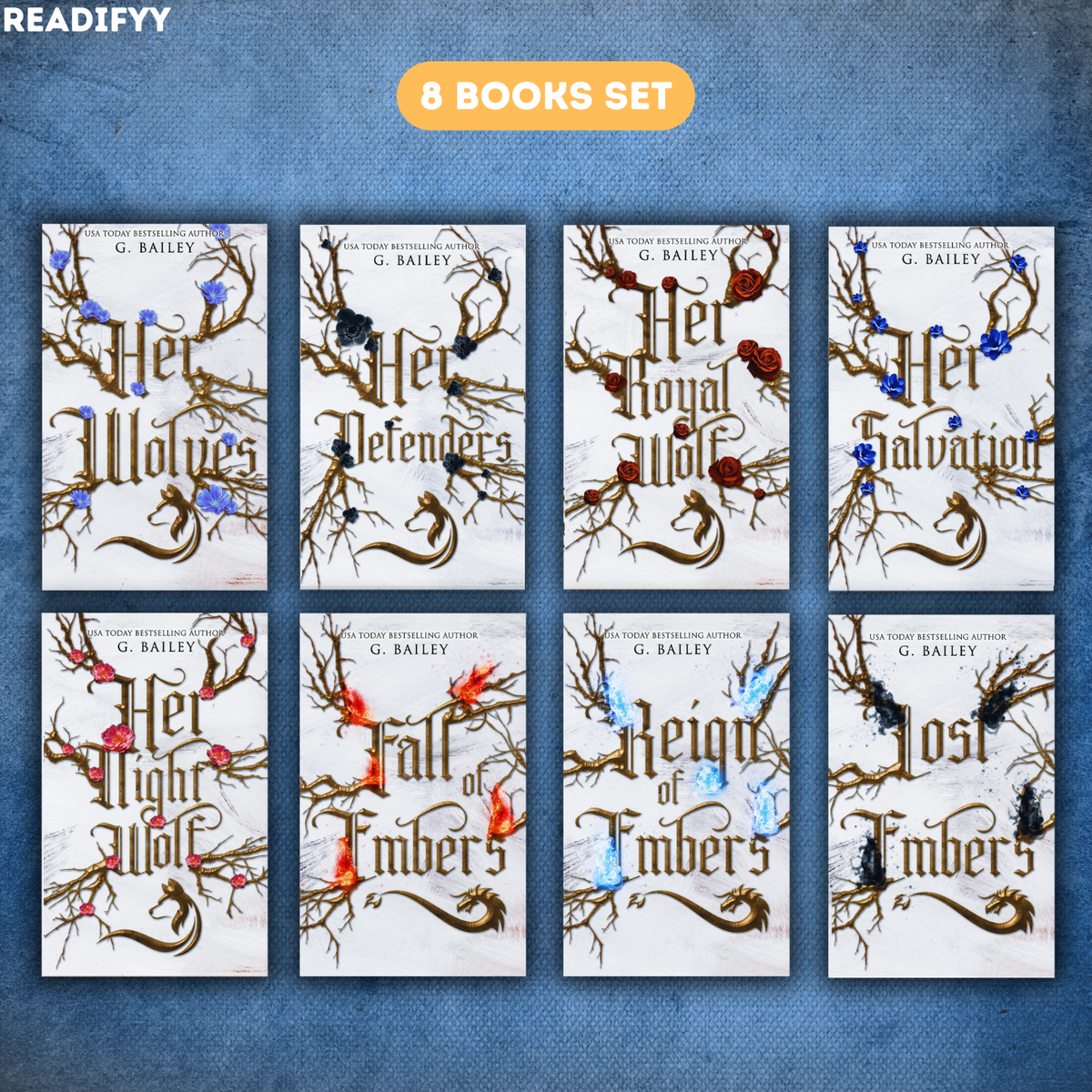 Fall Mountain Shifters Series By G. Bailey (8 Books Set)
