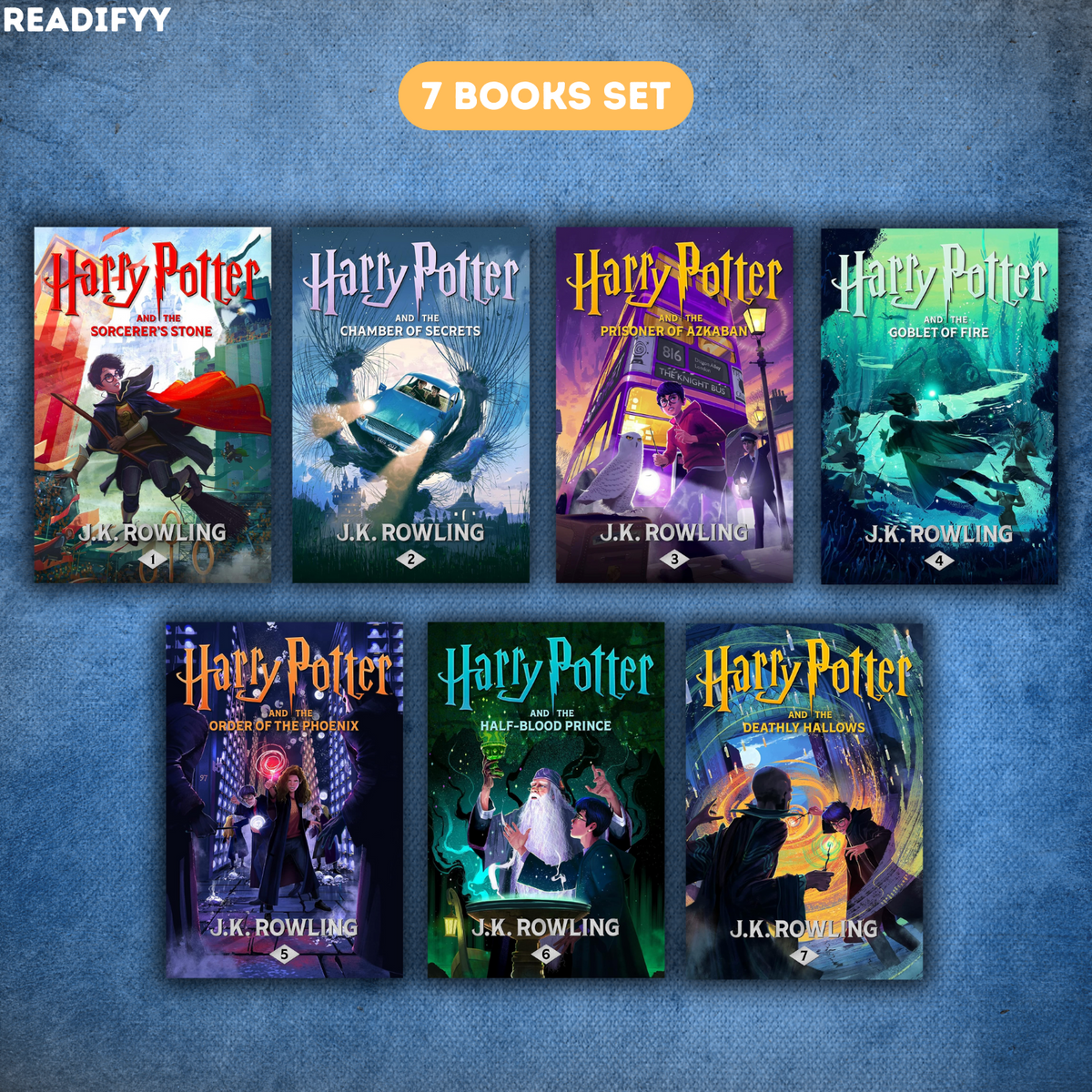 Harry Potter Series By J.K. Rowling (7 Books Set)