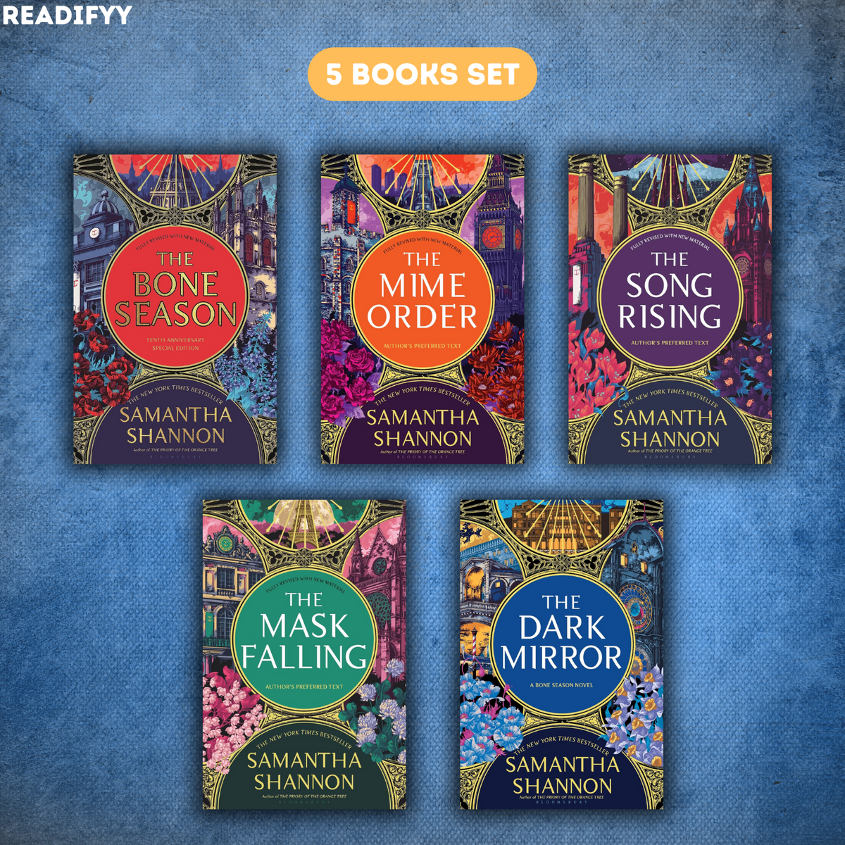 The Bone Season Series By Samantha Shannon (5 Books Set)