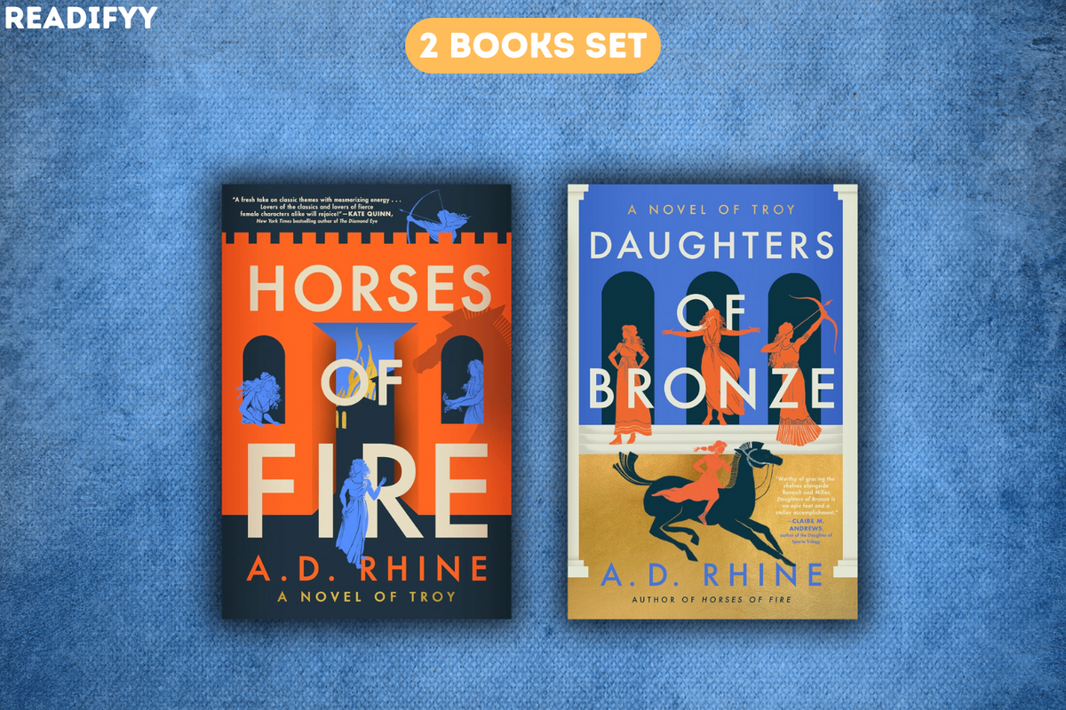 A Novel of Troy Series By A.D. Rhine (2 Books Set)