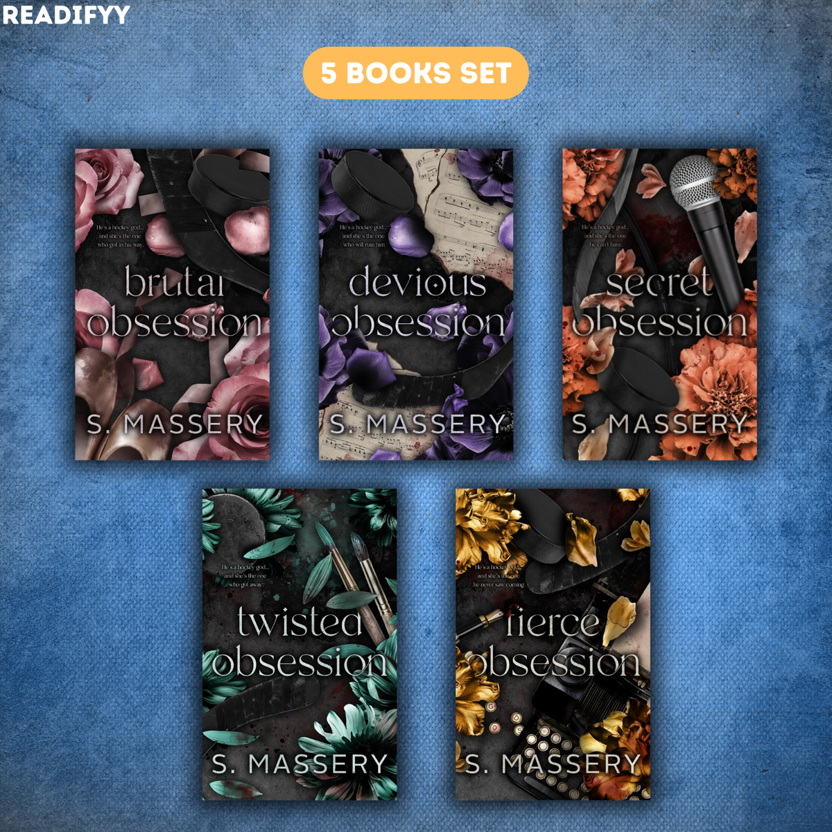 Hockey Gods Series By S. Massery (5 Books Set)