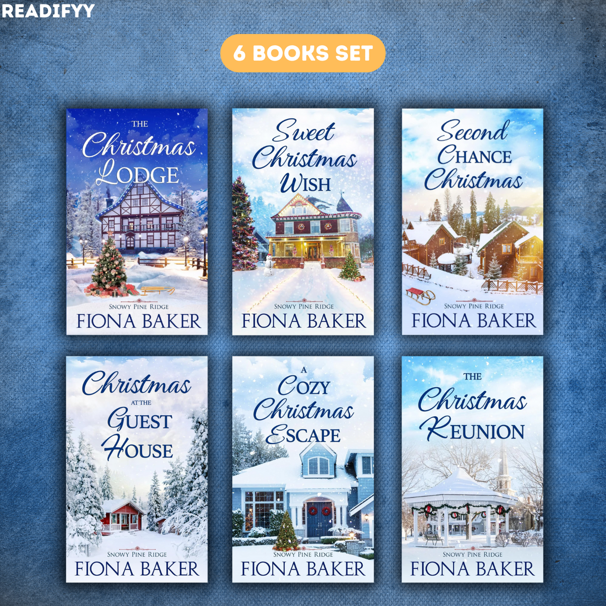 Snowy Pine Ridge Series By Fiona Baker (6 Books Set)