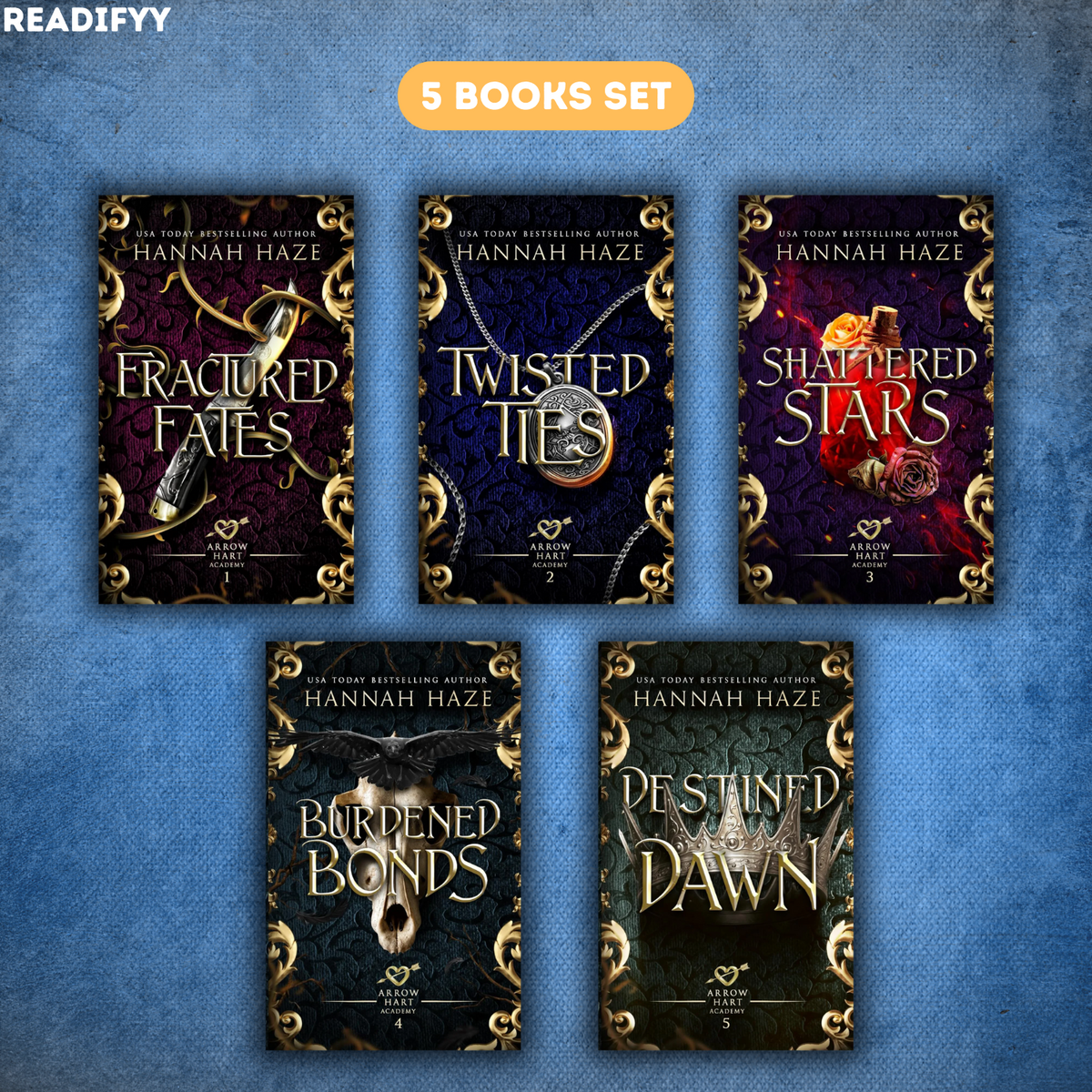 The Arrow Hart Academy Series By Hannah Haze (5 Books Set)