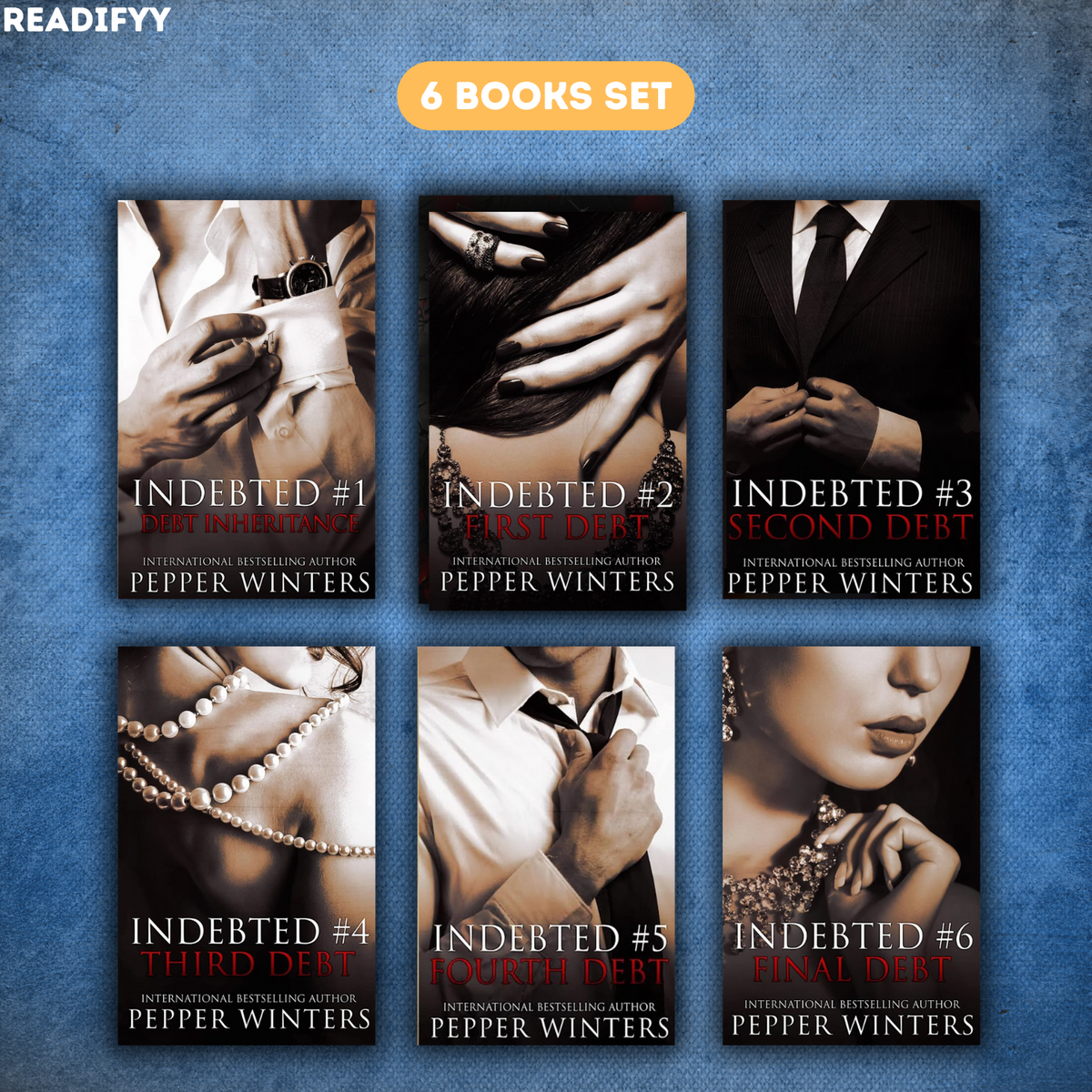 Indebted Series By Pepper Winters (6 Books Set)