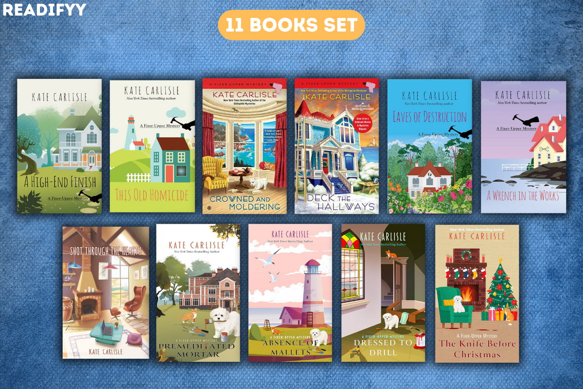 Fixer-Upper Mystery Series By Kate Carlisle (11 Books Set)