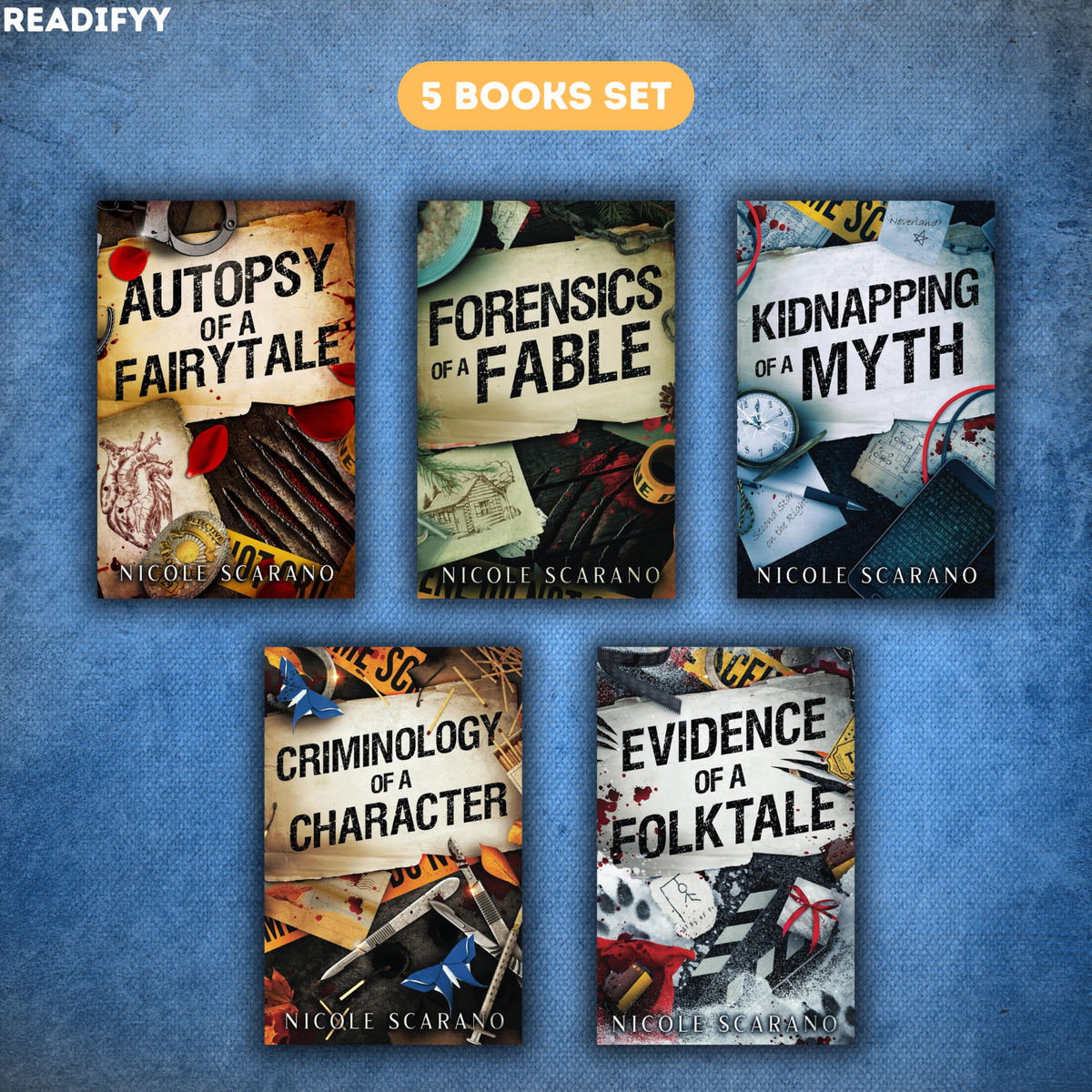 Autopsy of a Fairytale Series By Nicole Scarano (5 Books Set)