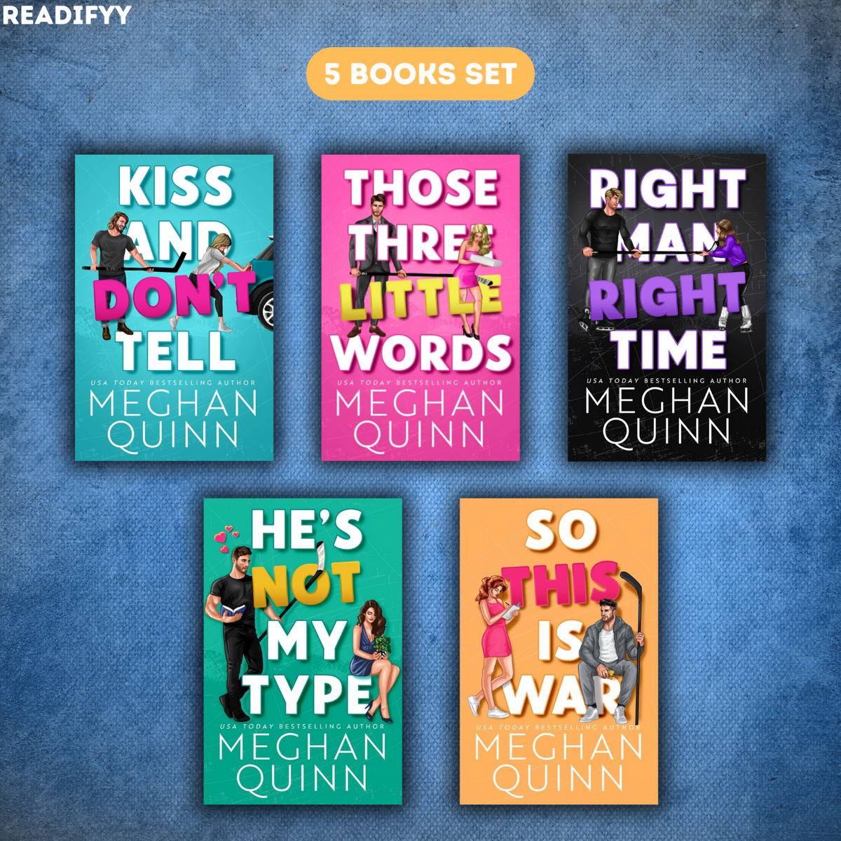 The Vancouver Agitators Series By Meghan Quinn (5 Books Set)