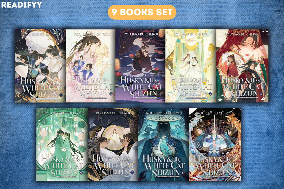 The Husky & His White Cat Shizun Series By Rou Bao Bu Chi Rou (9 Books Set)
