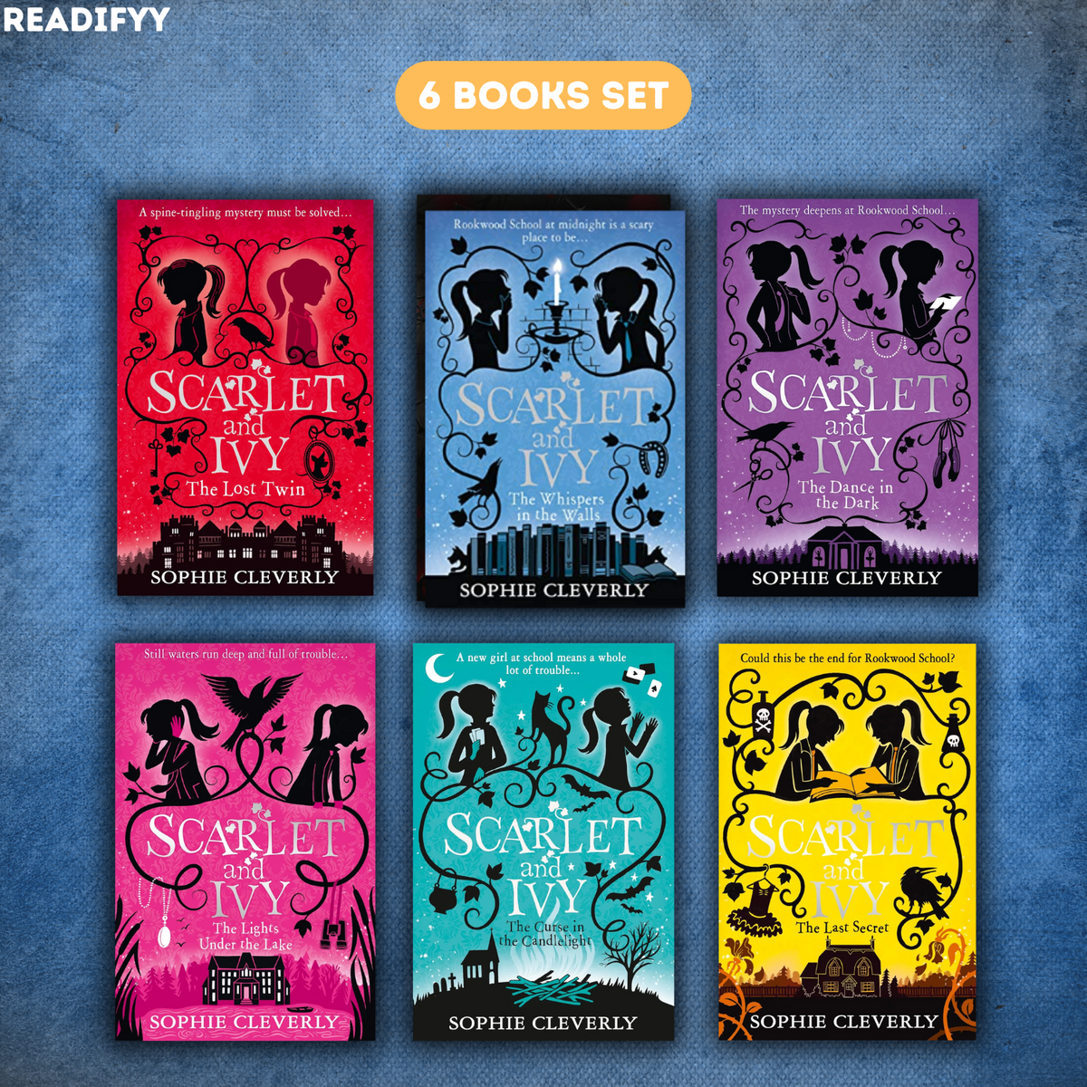 Scarlet and Ivy Series By Sophie Cleverly (6 Books Set)
