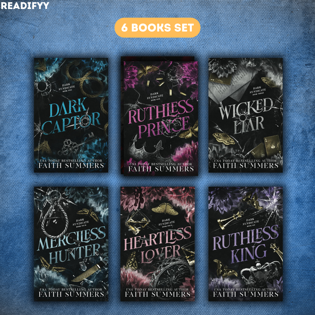 Dark Syndicate Series By Faith Summers (6 Books Set)