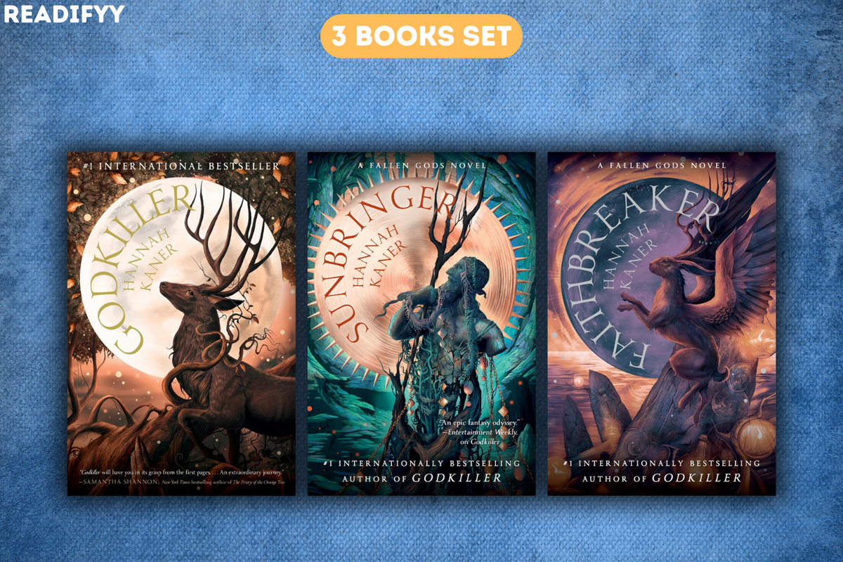 Fallen Gods Series By Hannah Kaner (3 Books Set)