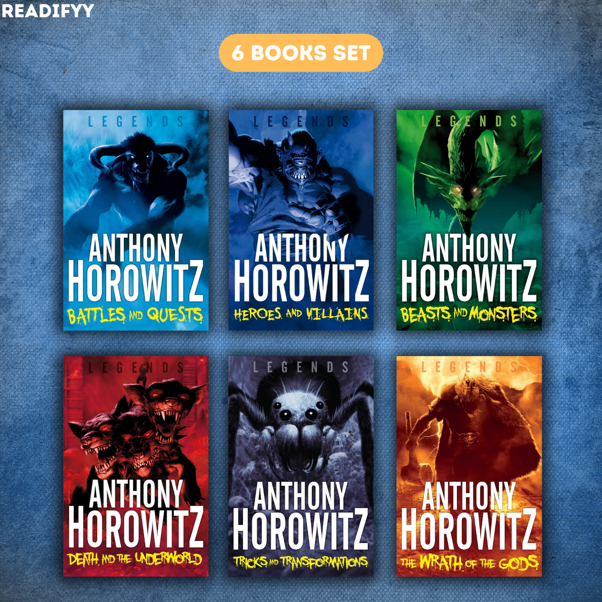 Legends Series By Anthony Horowitz (6 Books Set)