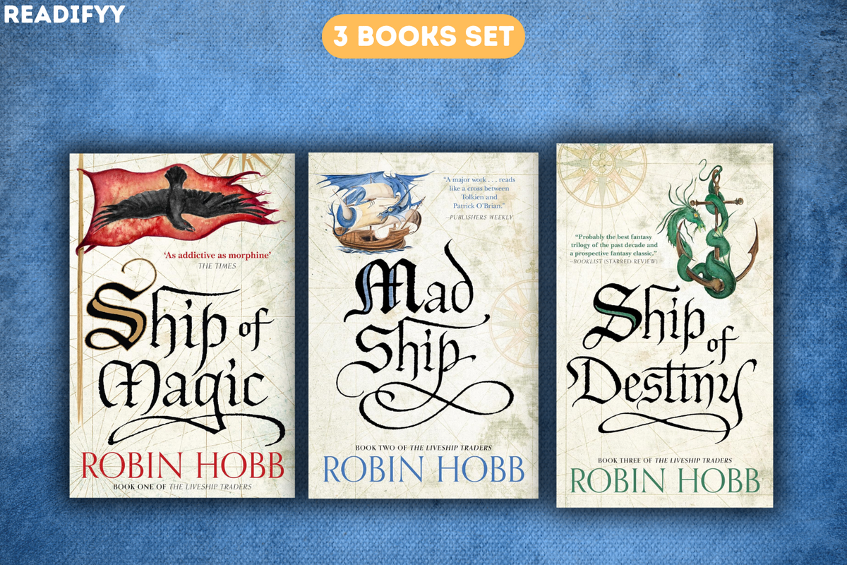 The Liveship Traders Series By Robin Hobb (3 Books Set)