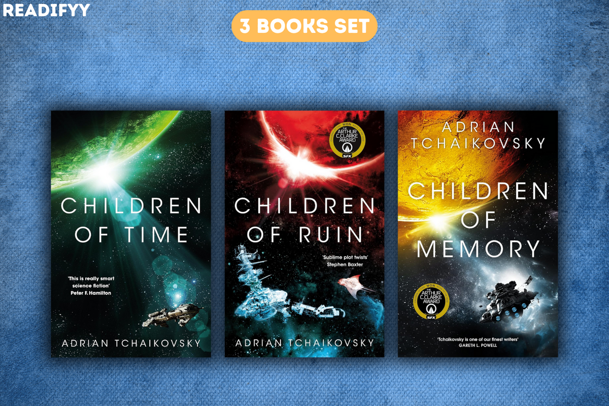 Children of Time Series By Adrian Tchaikovsky (3 Books Set)
