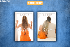 Crave Duet Series By E.K. Blair (2 Books Set)