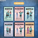 Rookie Hawkeyes Series By Kenna King (6 Books Set)