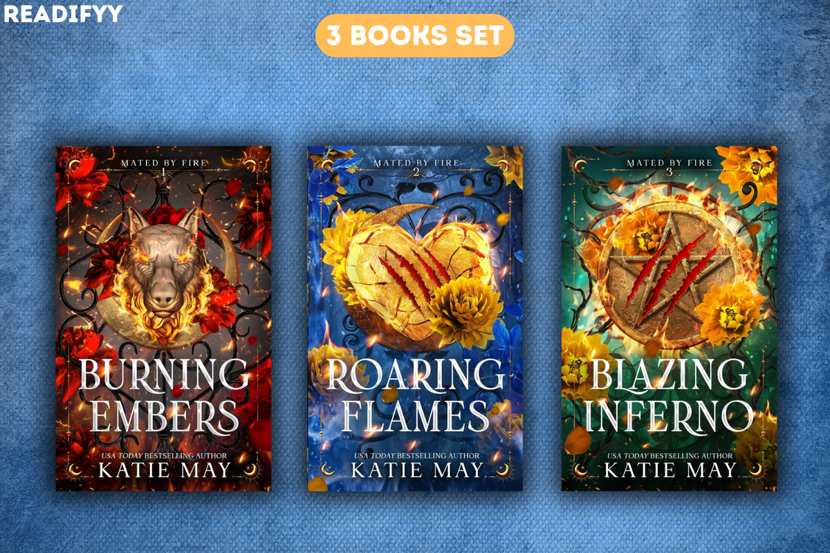 Mated by Fire Series By Katie May (3 Books Set)